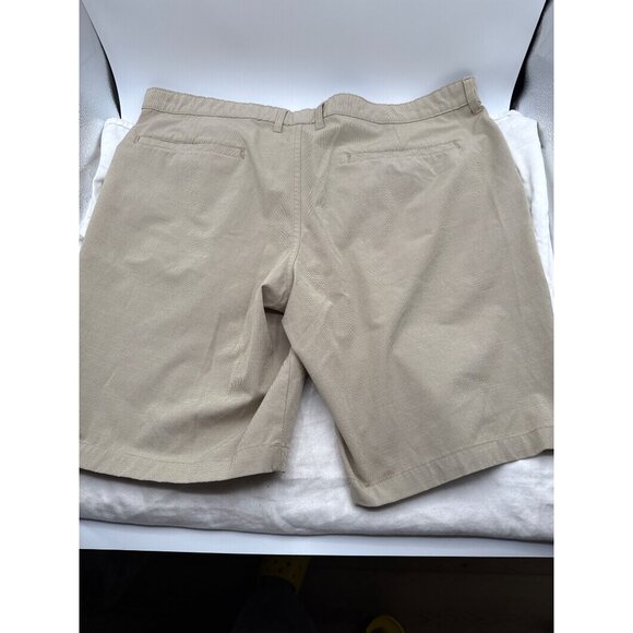 George Size 40 Mens Beige Casual Shorts Stretch Blend With Belt Loops Pockets - Picture 5 of 7